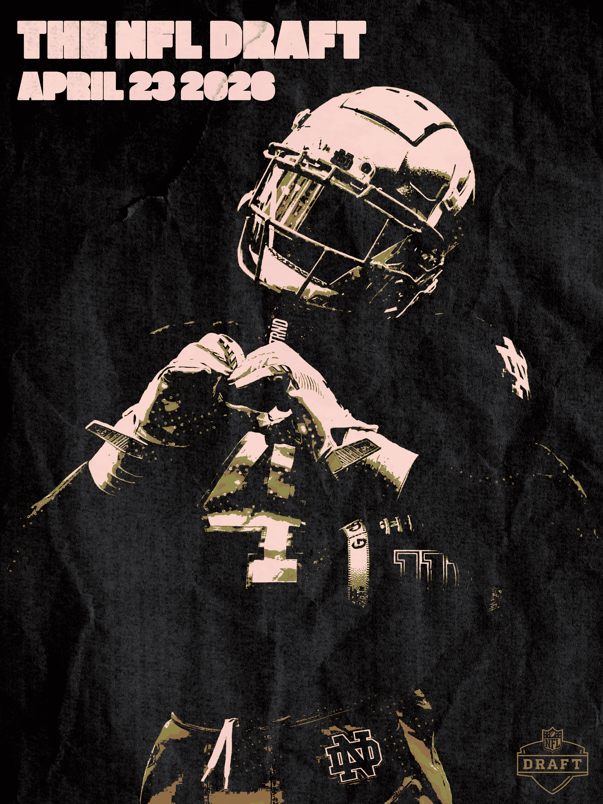 NFL Draft 2026 poster — Notre Dame
